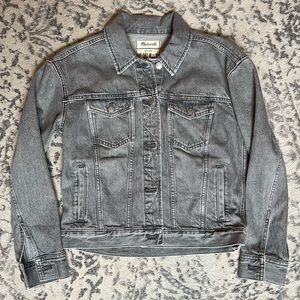 Madewell Gray Denim Jacket- Size XS